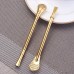 304 Stainless Steel Straw Spoon Tea Coffee Spoon Anti-Slip Design Useful Filtration