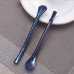 304 Stainless Steel Straw Spoon Tea Coffee Spoon Anti-Slip Design Useful Filtration