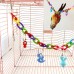 Colorful Bird Parrot Swing Toys For Parakeet Cockatiel Budgie Lovebird