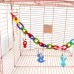 Colorful Bird Parrot Swing Toys For Parakeet Cockatiel Budgie Lovebird