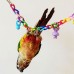 Colorful Bird Parrot Swing Toys For Parakeet Cockatiel Budgie Lovebird