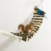 Natural Rope Ladder Bird Swing Toy Bird Toy For Parrots  