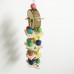 40cm Colorful Pet Bird Chewing Toy Parrot Cage Block Natural Wood For Parakeet Swing Bird Parrot Toy