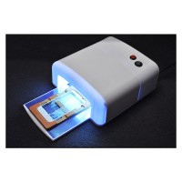 36W Art Acrylic UV Nail Lamp UV Curing Light Gel Polish Dryer With Timer + 4 Bulbs