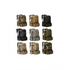 55L Molle Outdoor Military Tactical Backpack Bag Camping Hiking Trekking Backpack