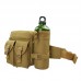 Men Tactical Military Belt Waist Pack Hiking Sport Travel Water Bottle Belt Fanny Pack Military Waist Pouch 