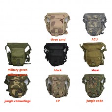 Outdoor Tactical Military Drop Leg Bag Panel Utility Waist Belt Pouch Bag Travel Outdoor Sports  