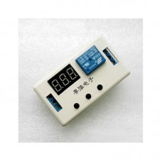 Automation Digital Delay Timer Control Switch DC 12V LED Display Relay Module with Case              