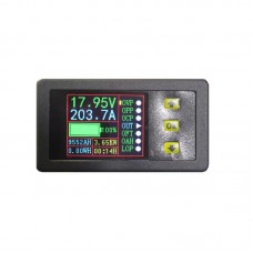 0-90V 0-20A DC Digital Multimeter LCD Voltmeter Ammeter Volt Amp Watt Time Capacity Meter