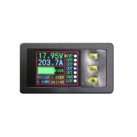 0-90V 0-20A DC Digital Multimeter LCD Voltmeter Ammeter Volt Amp Watt Time Capacity Meter + Relay