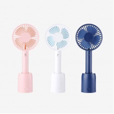 Portable Handheld Mini Fan Hand Hold Fan 2000mah Battery USB Rechargeable For Home Office