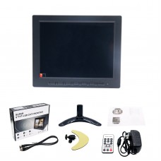 YWX-808HD Super 8"TFT-LED CCTV Rubber Cover Monitor High Resolution w/ Collapsible Bracket Portable Flexible