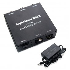 USB DMX512 LED light DMX-Stage Signal Isolation Amplifiers AMP Splitter 1 in 4 Out