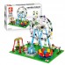 Friends Amusement Park 447pcs 3 Figures Assemble Playground Set Building Block Set      