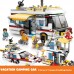 3 In 1 Vacation Getaways Children’s Toy Camper Yacht Summer Home 662pcs Blocks