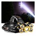 6000Lumens Head Light Rechargeable T6 LED Headlamp Torch Lamp w/AC Charger Car Charger    