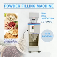 10~999G Automatic Powder Racking&Filling Machine Weigh Filler for Tea/Seed/Grain       
