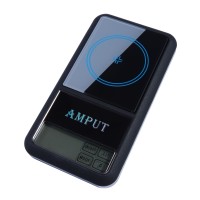 200g x 0.01g Jewelry Pocket Scale Digital Pocket Scale Touch Screen LCD Jewelry Balance ATPT446