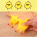 Rubber Chicken Keychain Hen Chicken Laying Egg Squeezing Stress Relief Keyring Toys