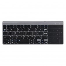 2.4G Wireless Keyboard Mini Slim Keyboard with Touchpad High Sensitivity For TV Box Laptop