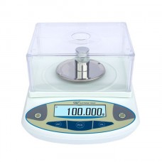 500G x 0.001g High Precision Electronic Balance Scale + Windshield For Lab Jewelry Accuracy 1mg