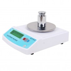 3000g/0.1g Electronic Balance Scale Digital Balance Scale LCD Display + Windshield + Round Pan     