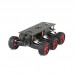 6WD Search and Rescue Platform Smart Car Chassis Shock Off-road Climbing for Arduino Raspberry Pie WIFI Car System     