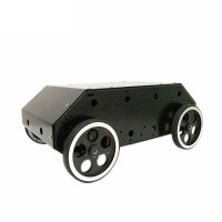 Enclosed 4wd Smart RC Car with Stainless Steel Frame 95mm Metal Wheel High Power Motor for Arduino DIY RC Toy  