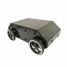 Enclosed 4wd Smart RC Car with Stainless Steel Frame 95mm Metal Wheel High Power Motor for Arduino DIY RC Toy  