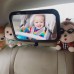 Rear Mirror For Baby Seat Facing Back Adjustable Angle Infant Kids Child Toddler Rectangular Shape