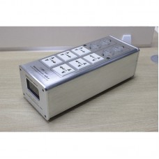 Weiduka AC8.8 3000W 15A Advanced Audio Power Purifier Filter AC Power Socket -Silver