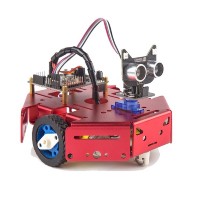 Arduino Programmable Robot Kit DIY STEM Toy Scratch 3.0 & Python Program Robotics & Electronics Red