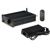 2x100W Bluetooth Audio Amplifier Class D + Mean Well 36V 160W Power Adapter + IR Remote Control