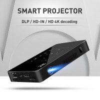 WiFi Portable Projector Mini Pocket Projector Touch Panel Home Theatre Support 4K 480P 2G+32G 