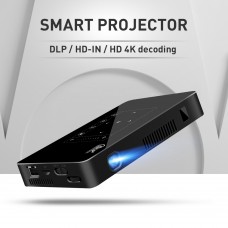 WiFi Portable Projector Mini Pocket Projector Touch Panel Home Theatre Support 4K 480P 2G+32G 