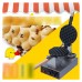 110V Electric Egg Cake Oven Stainless Steel Egg Waffle Maker QQ Egg Waffle Maker 50℃-250℃