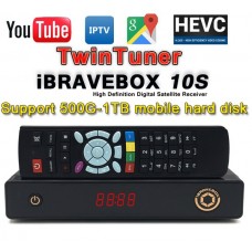 Twin Tuner F10S HD Digital Satellite Receiver Satellite Receiver Support H.265 Skyport IPTV Arab IPTV