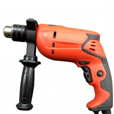 13mm Electric Impact Drill Household Multi-functional Pistol Drill Wall Screwdriver Gun Stepless Speed 