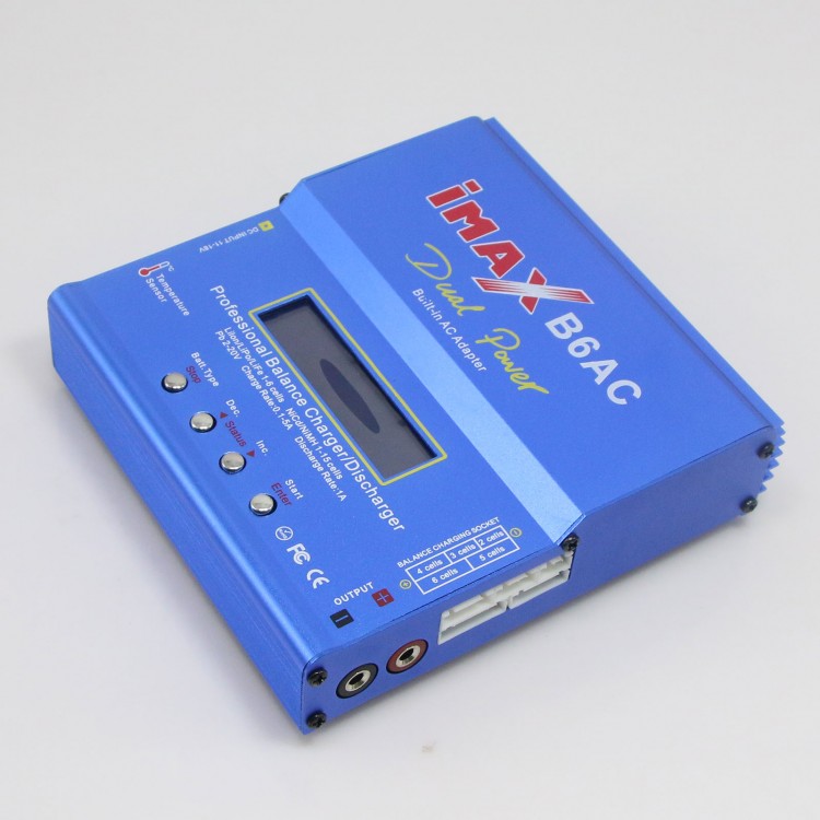 iMAX B6 AC B6AC Lipo NiMH 3S/4S/5S RC Battery Balance Charger Digital Charger TPlug Free
