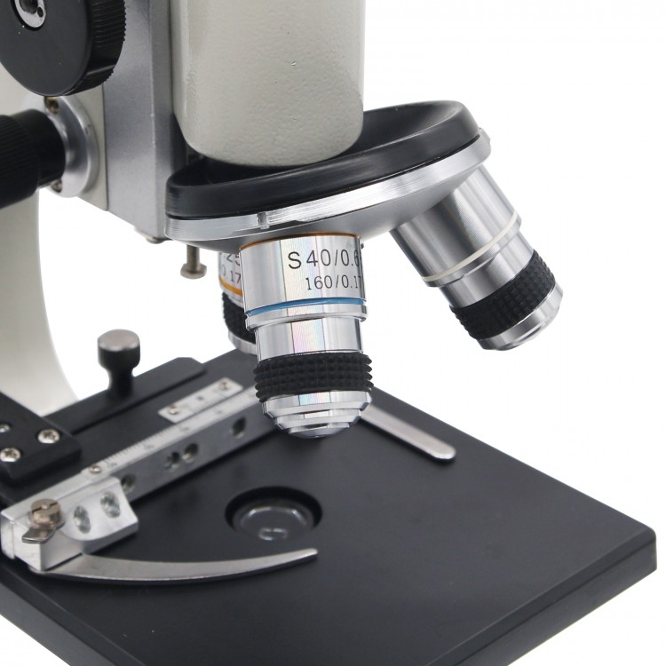 Biological Microscope 50X1600X Magnification HD highpowered Monocular Microscope Professional