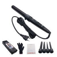 5 in 1 Multifunction Interchangeable Hair Curler Iron Curling Wand Kit for Lady