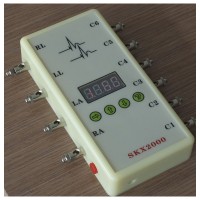 ECG Simulator LED Display ECG Signal Generator 10-200bpm w/ Built-in Rechargeable Battery