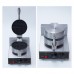 220V Commercial Belgian Waffle Maker Iron Baker Machine Nonstick Round Single Head