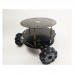 3WD Omni Wheel Robot Car Steel Frame 100mm Wheels 12V #37Motor For DIY Toy Car Robot Study