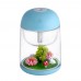 Mini Aroma Humidifier Portable Micro-Landscape Air Humidifier with Light + USB Cable