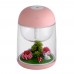 Mini Aroma Humidifier Portable Micro-Landscape Air Humidifier with Light + USB Cable