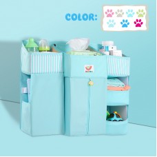 Washable Baby Crib Hanging Bag Baby Bed Storage Pockets Diaper Bag Bed Crib Organizer Baby Hanging Storage Bay 