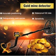 Waterproof Metal Detector Gold Digger Treasure Hunter for Gold Coins Relics GTX500 Yellow