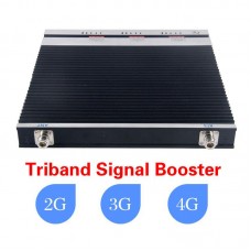 2G 3G 4G Tri Band Signal Booster Mobile Signal Repeater GSM900 DCS1800 4G 2100