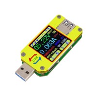 Voltmeter Ammeter USB 3.0 Type-C Meter Android APP UM34C（w/ Bluetooth Communication） + LD25 Load